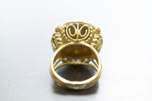 Bague piece 20 francs en or 18 carats