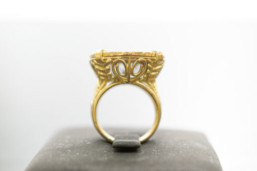 Bague piece 20 francs en or 18 carats