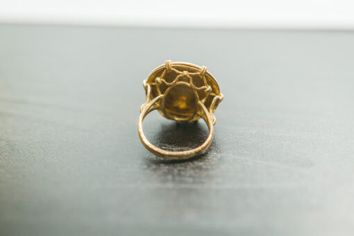 Bague pièce en or  18 carats modèle 32