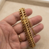 gourmette américaine en or 18 carats